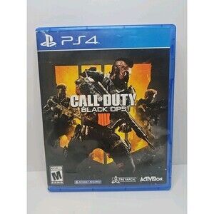 Call of Duty Black Ops 4 Sony PlayStation 4 PS4 Video Game, No Manual